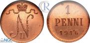 1 penni 1916 year