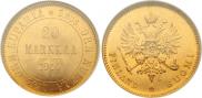 20 markkaa 1910 year