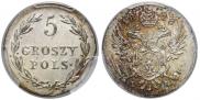 5 groszy 1818 year