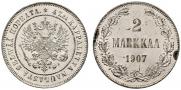 2 markkaa 1907 year
