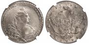 1 рубль 1738 года