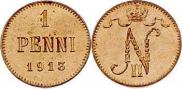 1 penni 1913 year