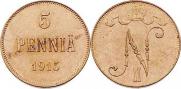 5 pennia 1915 year
