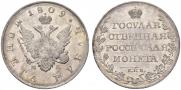 1 рубль 1809 года