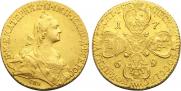 10 roubles 1769 year