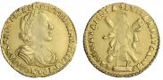 2 roubles 1722 year