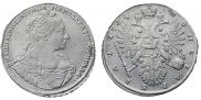 1 rouble 1734 year