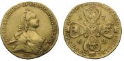 10 roubles 1762 year