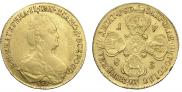 10 roubles 1783 year