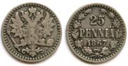 25 pennia 1867 year