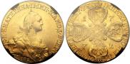 10 roubles 1772 year
