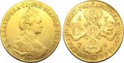 10 roubles 1778 year