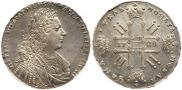 1 рубль 1728 года