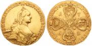 10 рублей 1762 года
