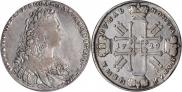 1 рубль 1729 года