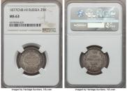 25 копеек 1877 года