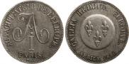5 franks 1814 year
