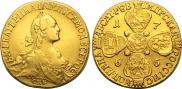 10 roubles 1766 year