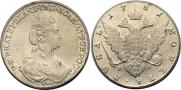 1 rouble 1781 year