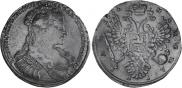 1 rouble 1734 year