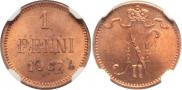 1 penni 1907 year
