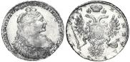 1 rouble 1737 year