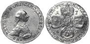 5 roubles 1762 year