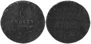 6 groszy 1813 year