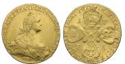 10 roubles 1773 year