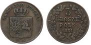 3 гроша 1831 года