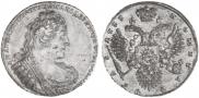 1 rouble 1733 year