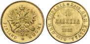 10 markkaa 1882 year