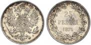 25 pennia 1875 year