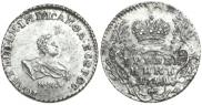 Grivennik 1741 year