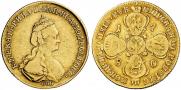 5 roubles 1780 year