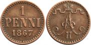 1 penni 1867 year
