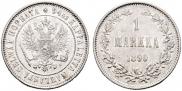 1 markka 1890 year