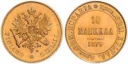 10 markkaa 1879 year