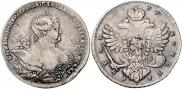 1 rouble 1737 year
