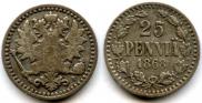 25 пенни 1868 года