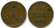 1 пенни 1884 года