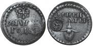 Beard token coin 1705 year