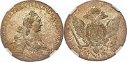 1 rouble 1768 year