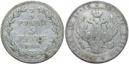 3/4 рубля - 5 злотых 1840 года