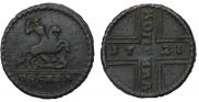 1 kopeck 1728 year