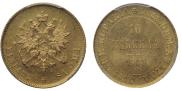 10 markkaa 1905 year