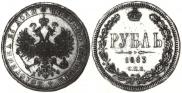 1 rouble 1883 year