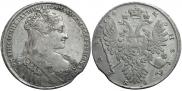 1 rouble 1734 year