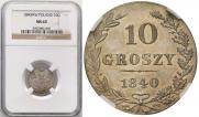 10 groszy 1840 year