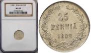 25 pennia 1909 year
